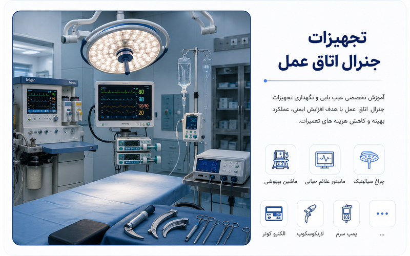 دوره تجهیزات جنرال اتاق عمل