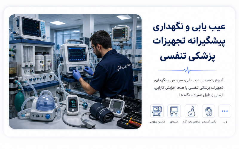 دوره تجهیزات پزشکی تنفسی